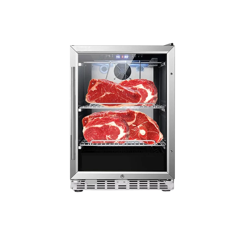 NE-341 Energy-Saving Anti-Fog Glass Door Rapid Cooling Digital Display Extended Food And Meat Freshness Beef Fridge