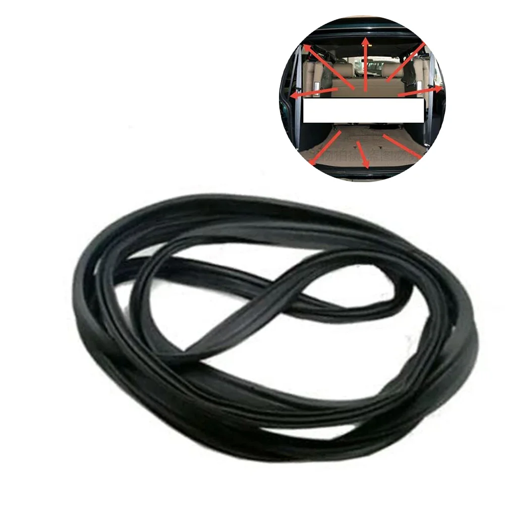 Tail Door Seal Strip Auto Seal Rear Hatch Gasket Tailgate Rubber Seal Wear-resistant Flexible Rubber Construction