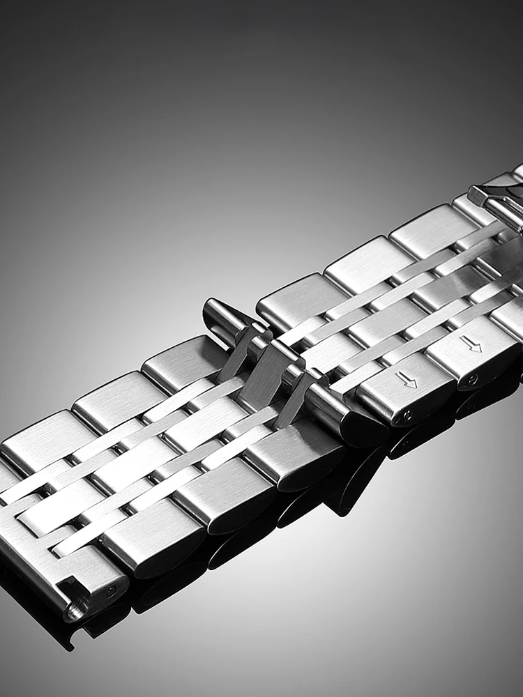 الأشرطة لساعة سامسونج جالاكسي 8/8 الكلاسيكية 40 مللي متر 44 مللي متر 46 مللي متر الفولاذ المقاوم للصدأ المعادن المعصم ربط سوار كوريا جالاكسي ساعة 8 العصابات #2