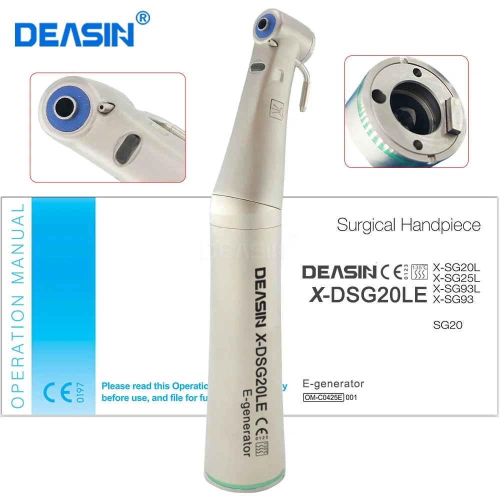 DSGLE implant machine detachable 20:1 generator LED contra angle handpiece dental chair instrument unit