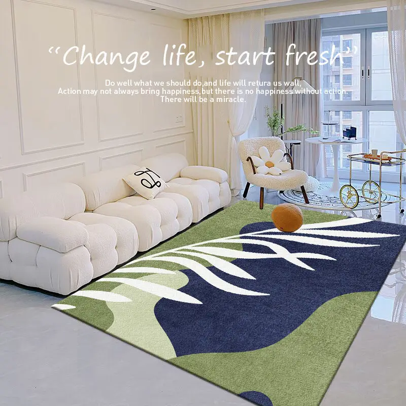 

Living Room Carpet Simple Nordic Style Sofa Coffee Table Mat Room Large Area Household Dirt-resistant Floor Mat Bedroom Decor