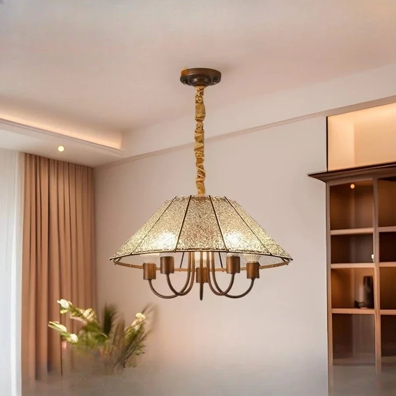Middle Ancient Style Livingroom Chandelier Retro Restaurant Bar Table Lamp Creative Personalized Art Bedroom Bedside Chandelier
