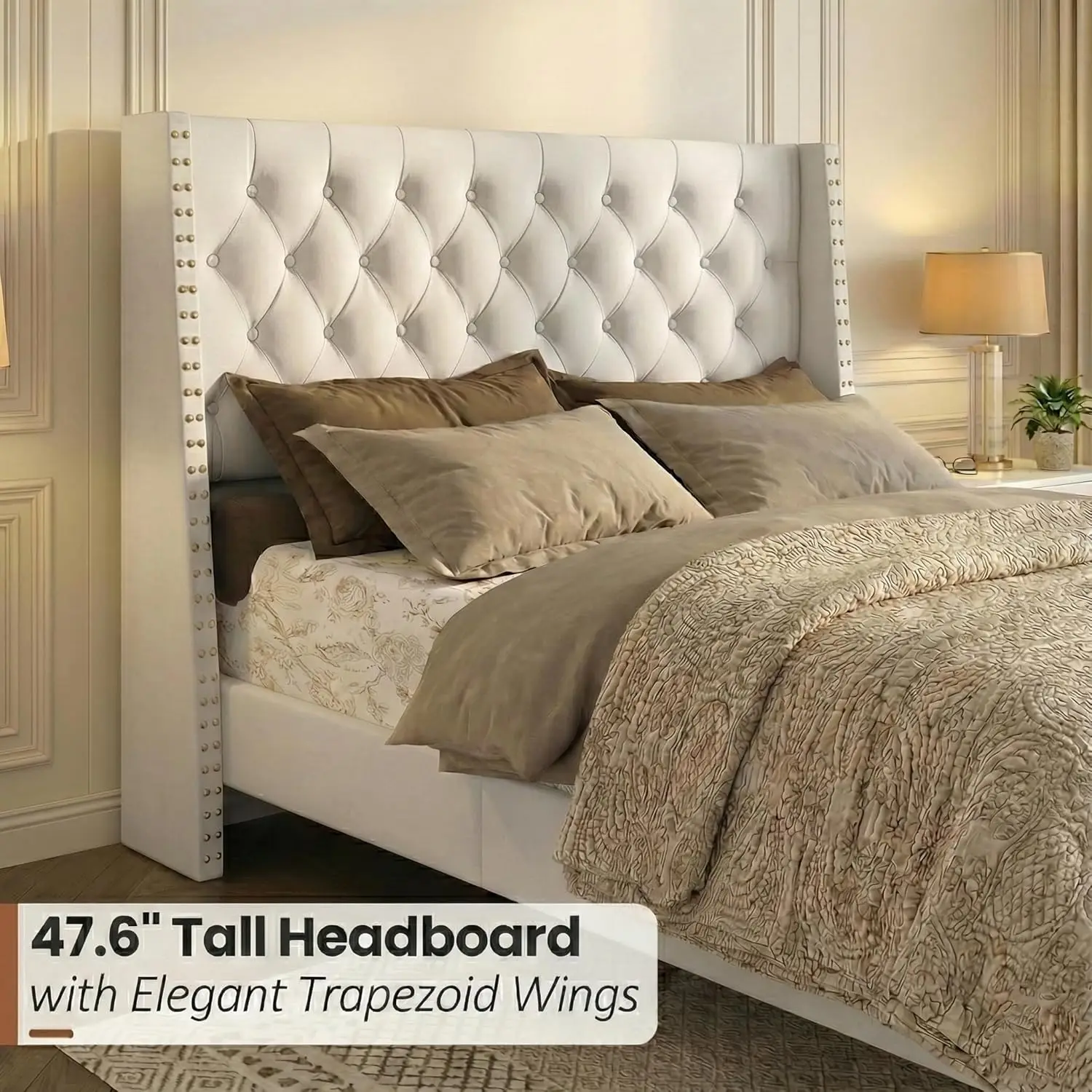 Thumbnail 3 - #27 Low Price Upholstered Headboards Deals
