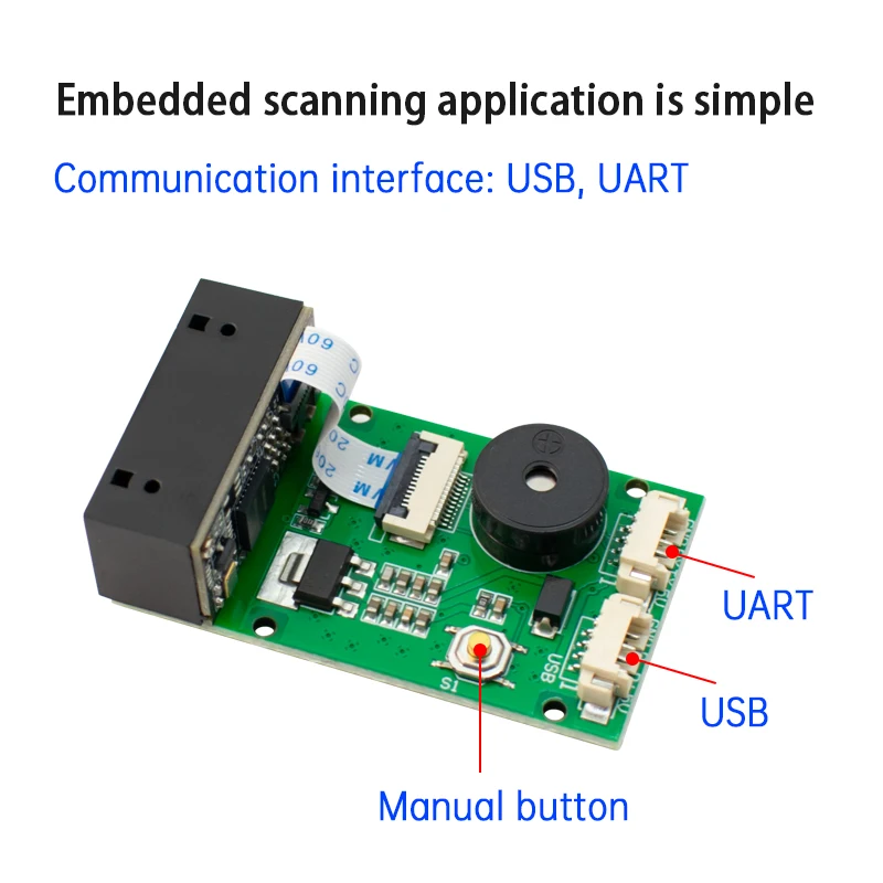 Рисунок 3 - Сканер штрих-кода GM67 1D/2D USB UART