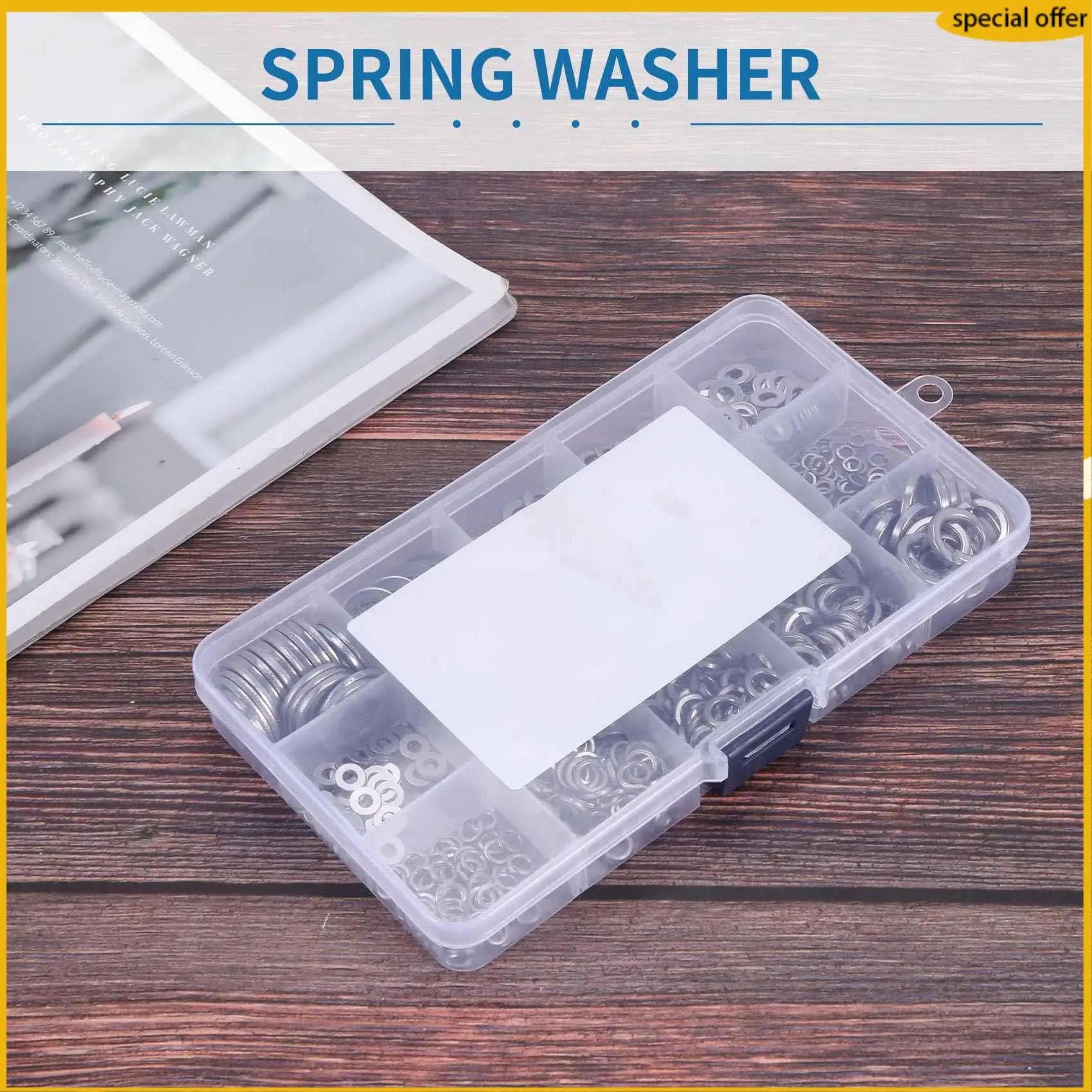 

Ассортимент плоских шайб и стопорных шайб из нержавеющей стали A50I 304 (700 шт., 8 размеров) — M2 M2.5 M3 M4 M5 M6 M8 M10