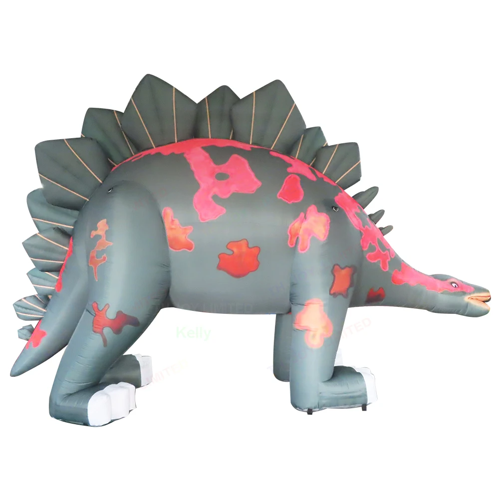 Free Air Shipping 6m 20ft Tall Giant Commercial Advertising Realistic Inflatable Dinosaur Cartoon for Sale