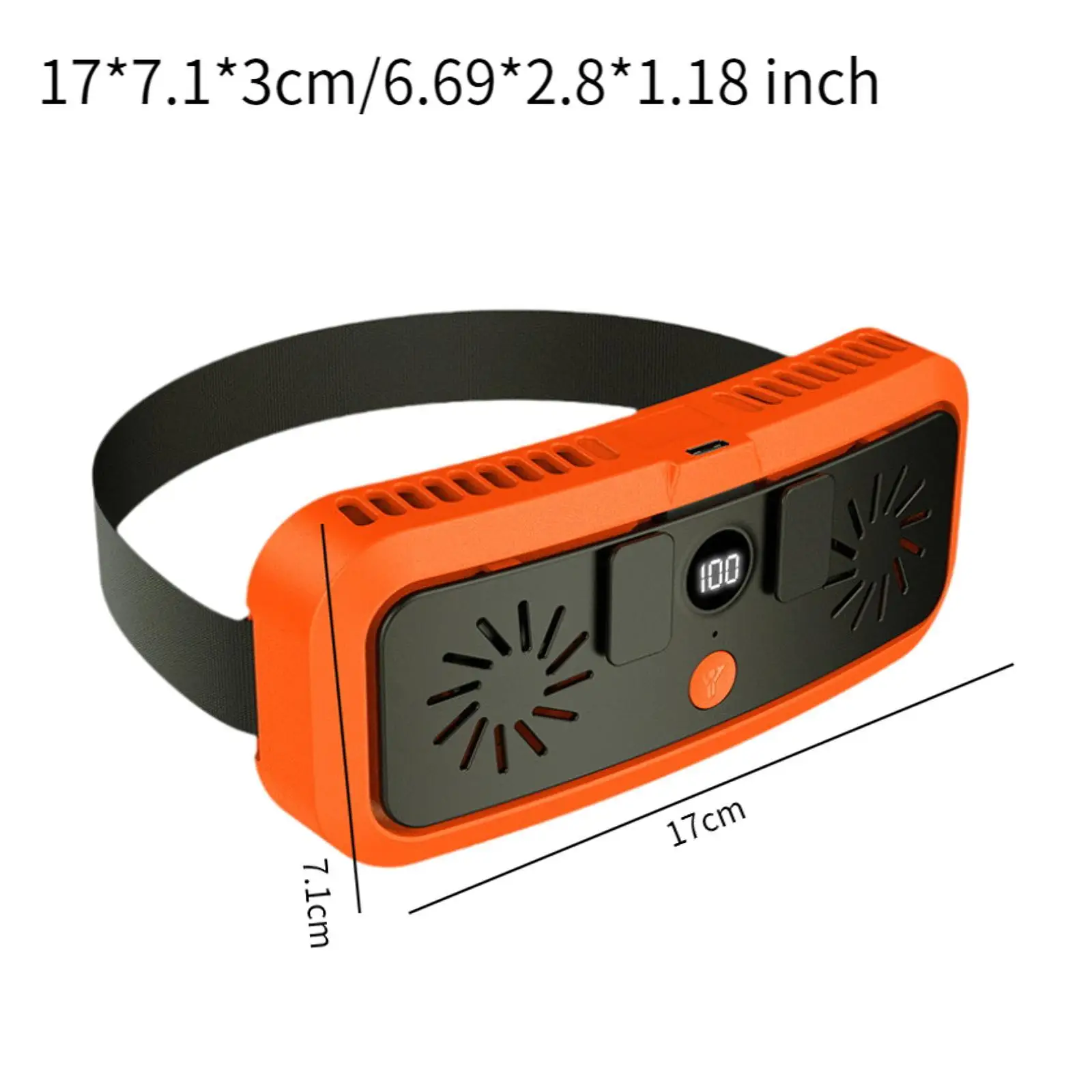 Ventilateur de taille portable, ceinture, léger, 4 vitesses, bain, vent, portable, personnel, randonnée, chantier