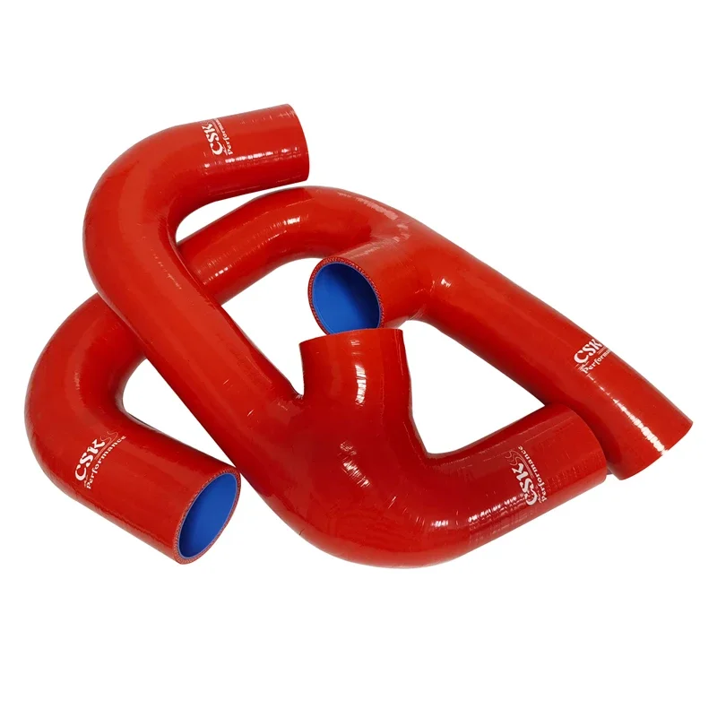 Upgrade Silicone Intercooler Intake Hose For VW Golf R GTI MK7 2.0T 15-17