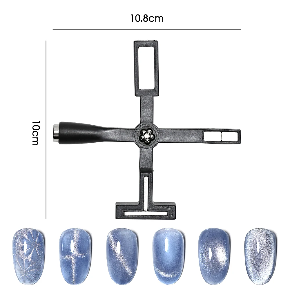 5In1 Nail Art Strong Magnetic Stick Cat Eye Wand Pen Multiple Styles Nail Magnet Stick Multi-function DIY Nail Art Design Tools
