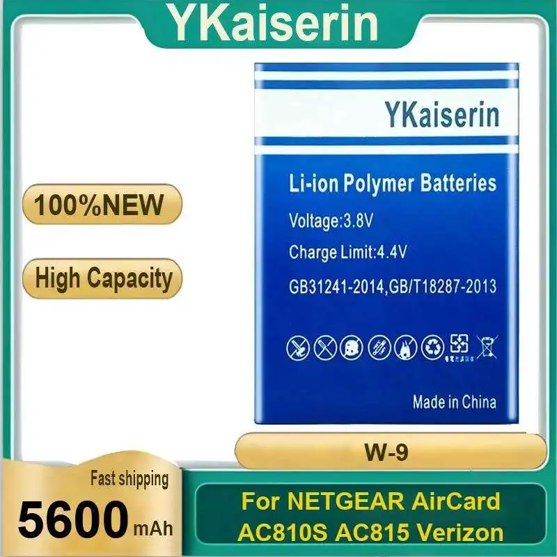 

Replaceable Good Low-Temperature Performance For Netgear Aircard AC810S AC815 Verizon W-9 5600Mah Router Battery