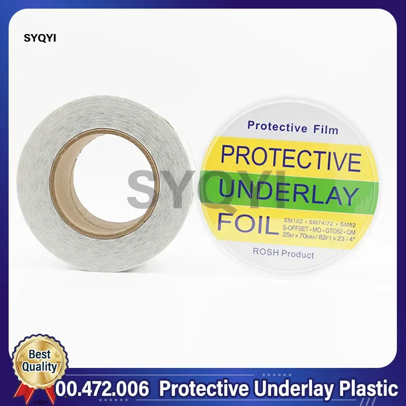 

Лучшее качество 00.472.006 Защитная пластиковая подкладка 25Mx70MM для Heidelberg SM102 SM74 SM72 SM52