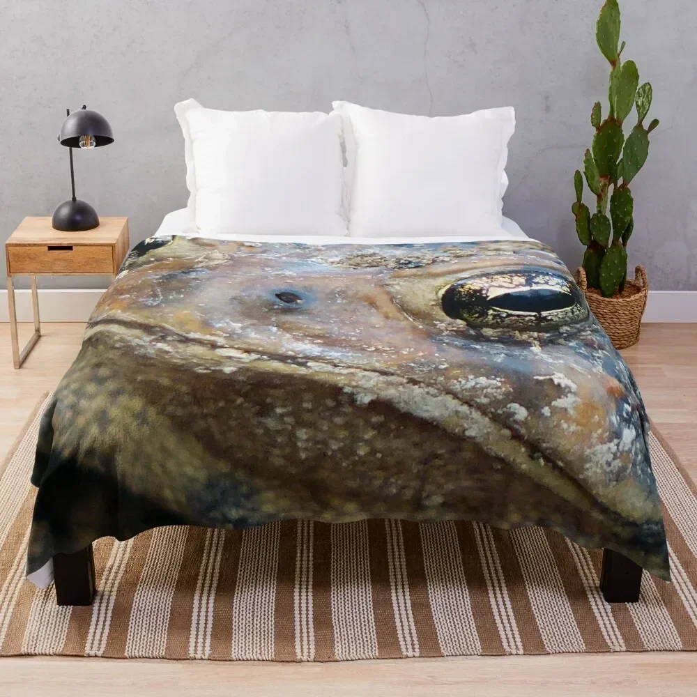 

Toad Face Throw Blanket Cozy Napping Blanket Gift for Mom Dad