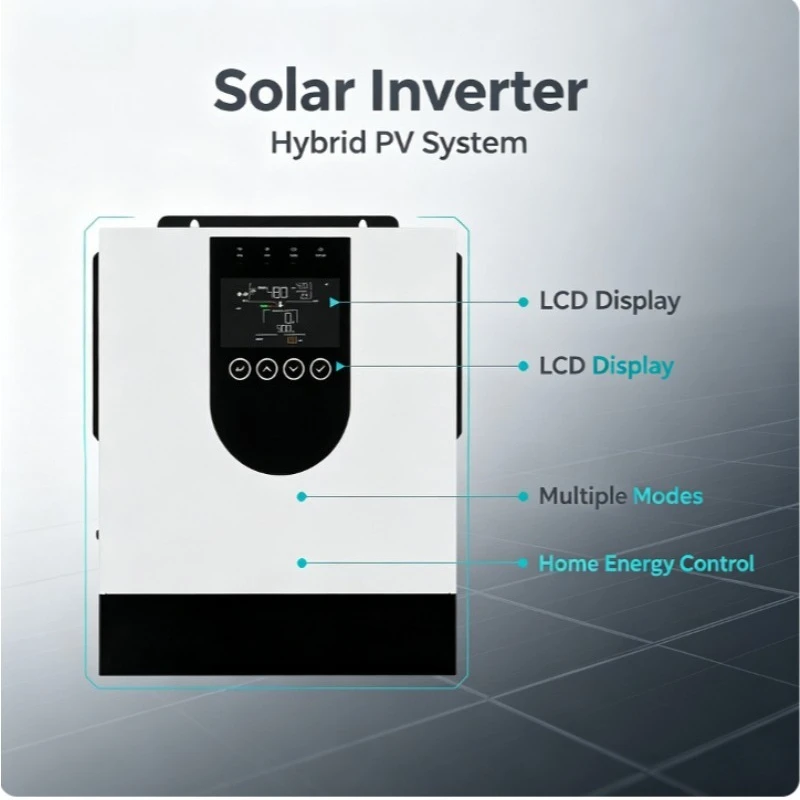 High Frequency Off‑Grid Solar Hybrid Inverter 220V Built‑in MPPT Solar Charge Controller for Generation Energy Supply System