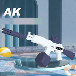 AK47 Electric Water Gun Children's Toy Automatic Water Spray Bursts Outdoor Water Play Large-capacity Toy Splashing Water