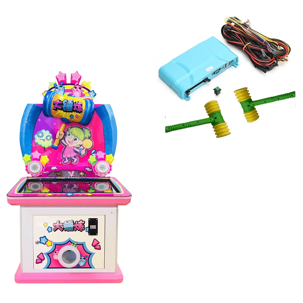 Hammer Adventure Hitting Kit Touch Screen Two Players Retro Coin Operated Video Game English Version Work With Ticket Dispenser