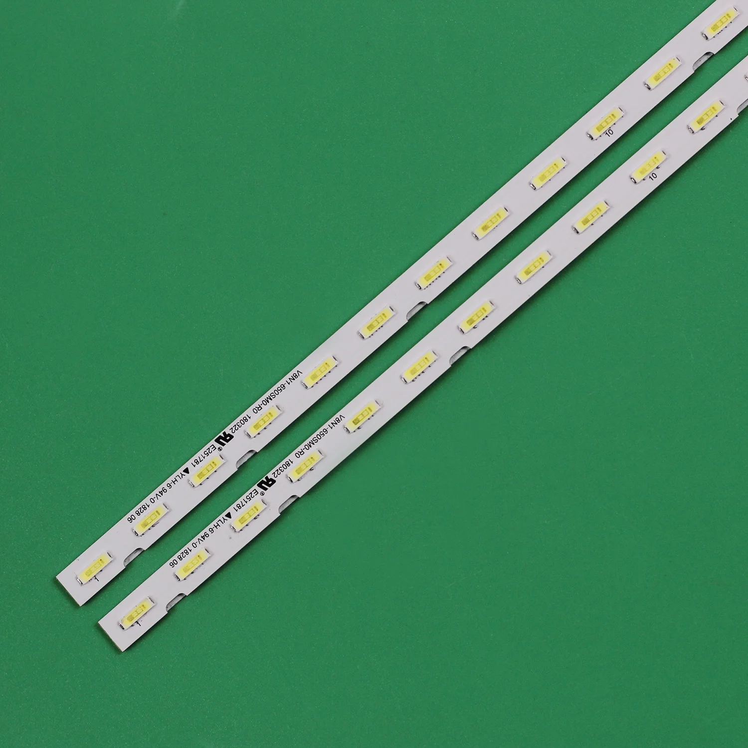 2Pc/Set LED Strip UN65NU7090 UE65NU7100 UE65NU7025 UE65RU7172 UE65RU7100 UN65NU6080 UN65NU6900 UE65NU7400U UE65NU7022