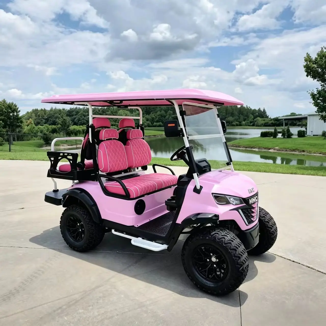 2026 4WD Electric Golf Cart New Energy Customized 2-8 Seater 48/60/72V Lithium Ion Battery Options 4000W/5000W/7000W