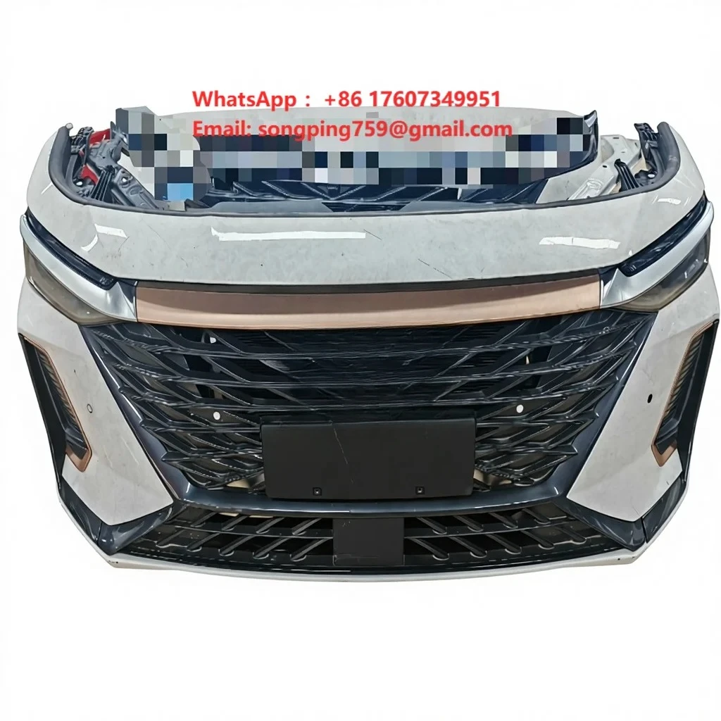 Second Hand Original Plastic Bumper Rail Reinforcement for Chery Arrizo 8 Nose Cut Front Bumper Lip Headlights Bolt-On