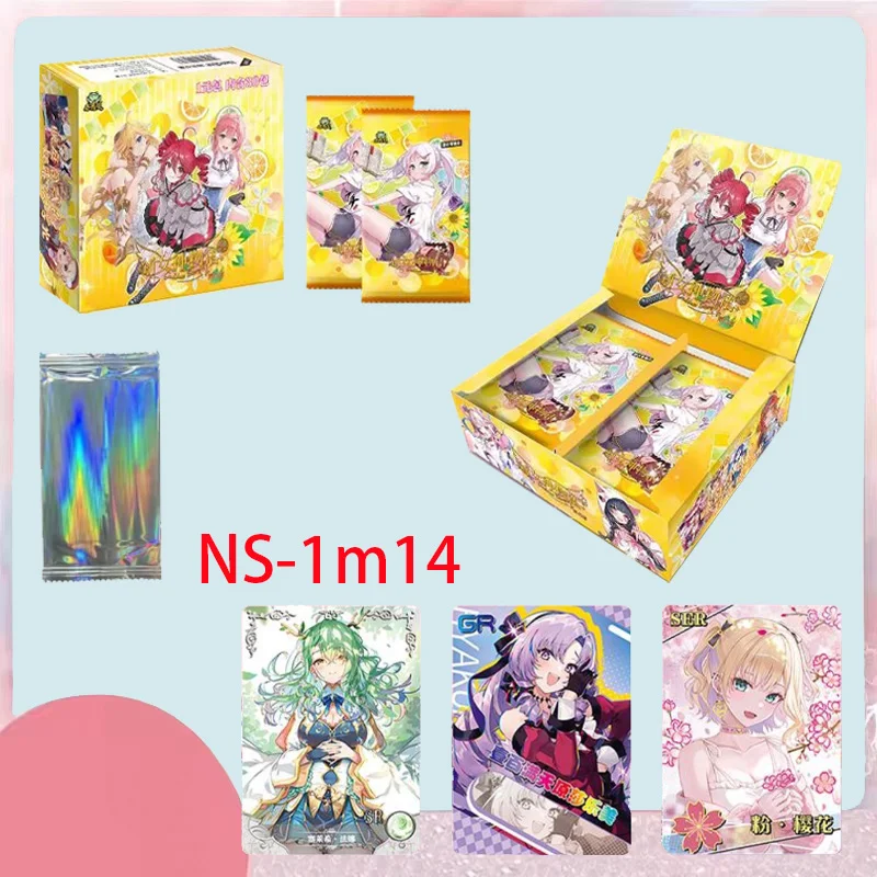 

2025 New Goddess Story Ns1m14 Collection Cards Promo Packs Tcg Booster Box Bikini Rare Anime Table Playing Game Board Cards
