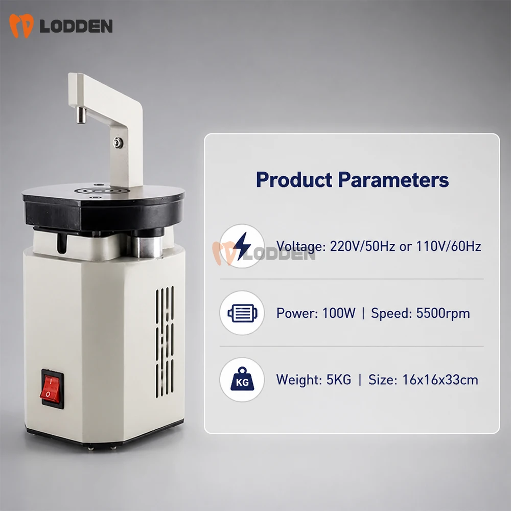 100W Dental Silent Pin Nail Machine 15000rpm Laser Positioning Lab Equipment for Dental Model Pinning