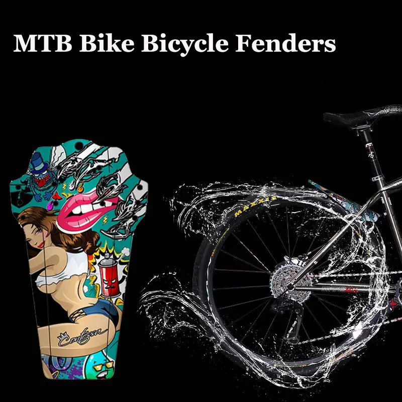 

ENLEE углеродное волокно велосипедные Крылья передние/задние универсальные MTB дорожный велосипед крыло истираемые грязеотталкивающие и водостойкие