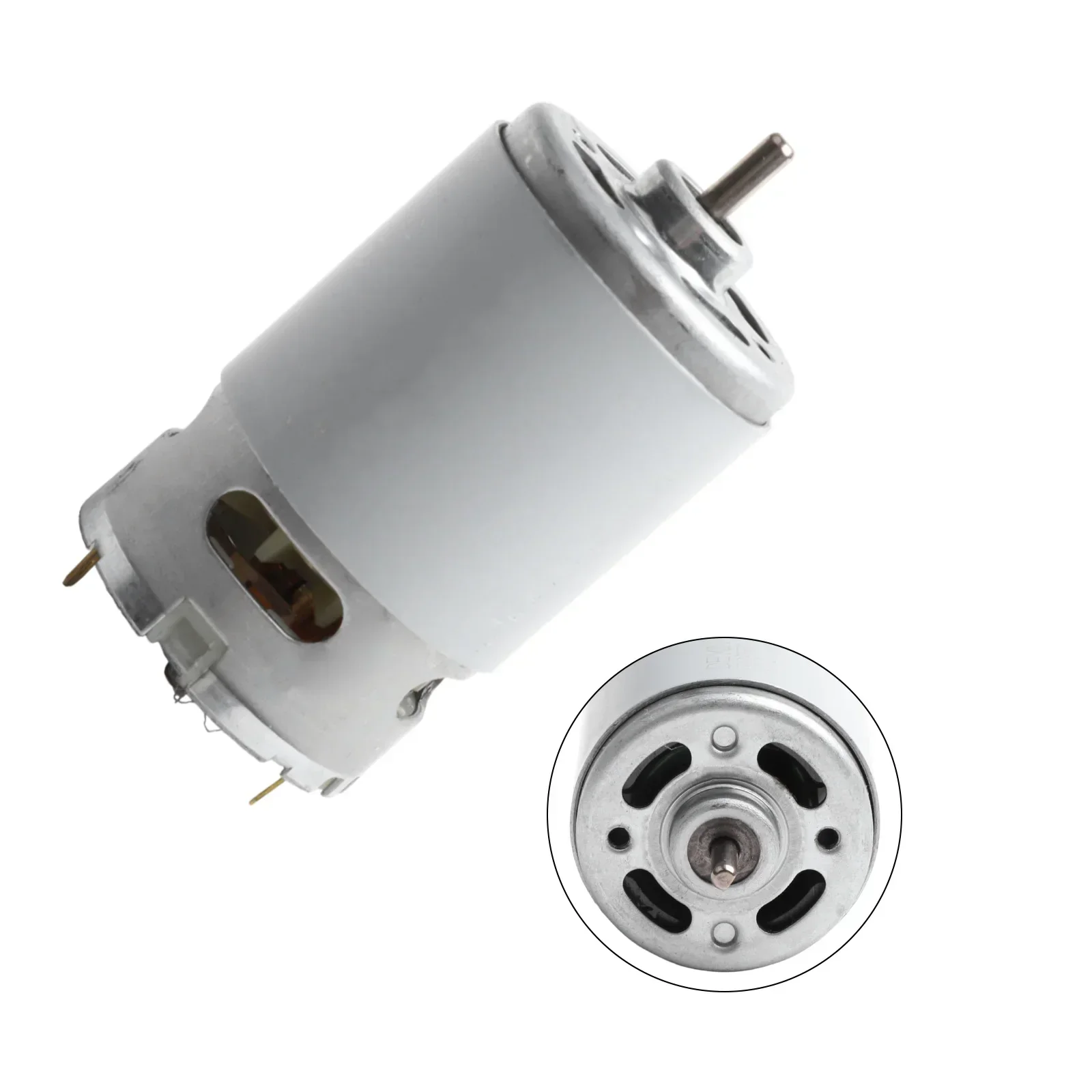 1pc RS550 Motor 20V Electric D-Shaped Shaft Engine Electric Motor For Car Washing Machine Power Tool Accessories