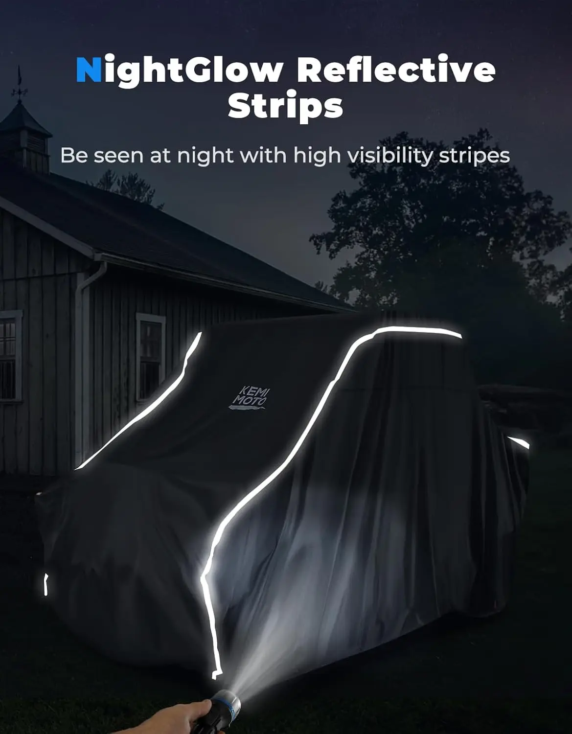 Capa Reforçada para UTV para Modelos CFMOTO ZForce e Uforce, Impermeável e à Prova de Vento com Faixas Refletivas