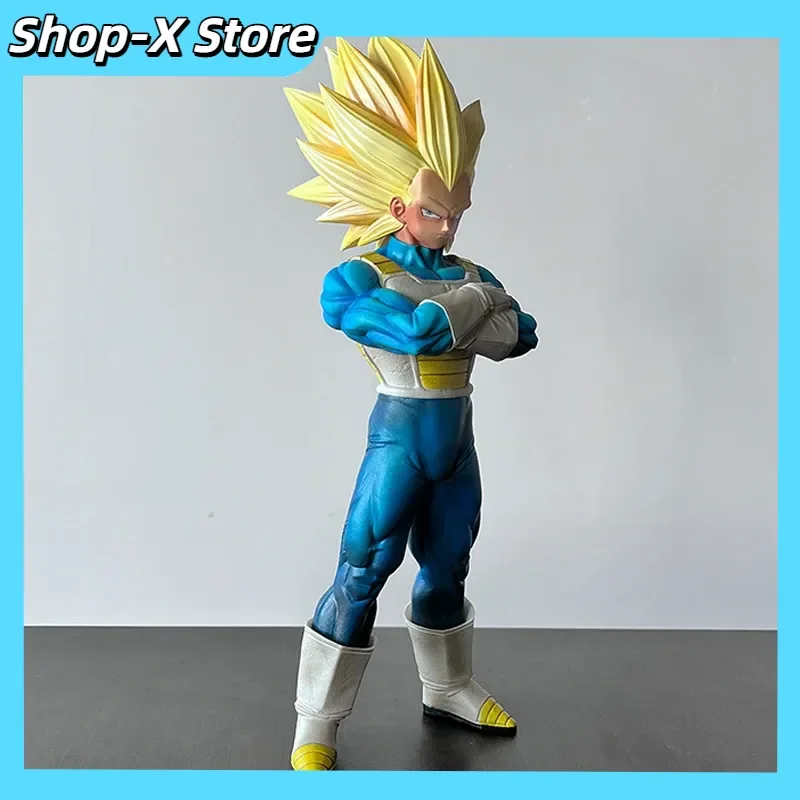 

Dragon Ball Ss3 Vegeta Statue - Super Saiyan 3 Desktop Figure Collector Anime Model Gift