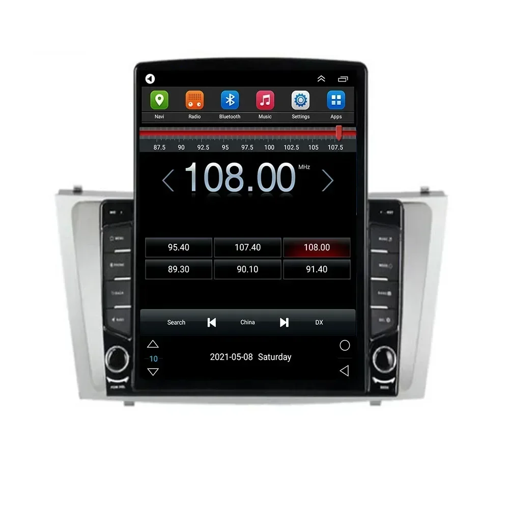 For Tesla Style 2Din Android 13 Car Radio For TOYOTA CAMRY 2009 - 2011 Multimedia Video Player GPS Stereo Carplay DSP RDS Camera