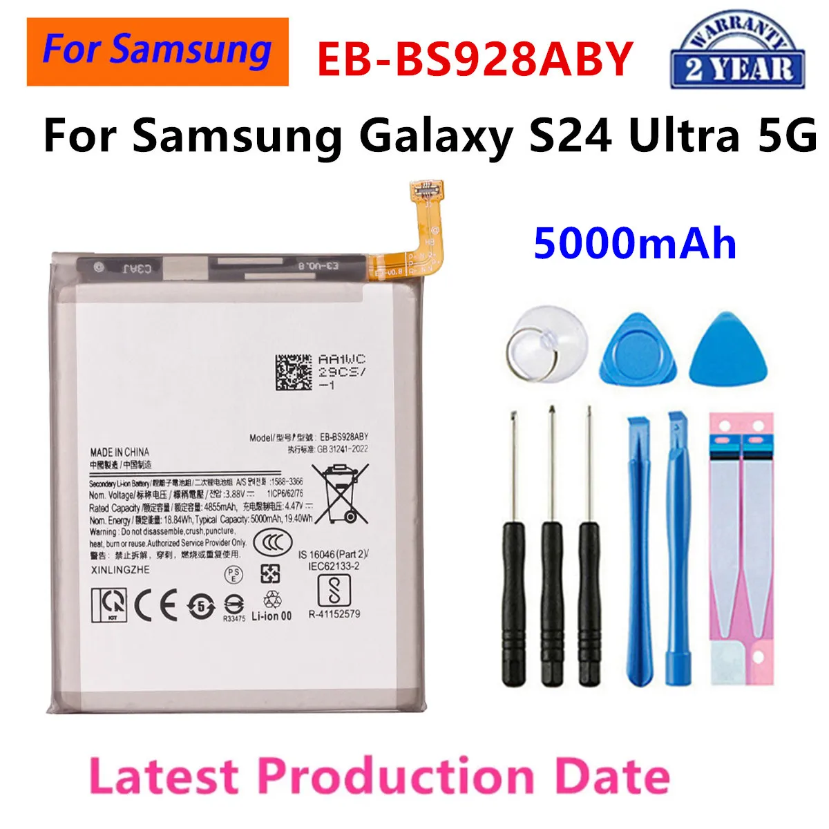 EB-BS901ABY EB-BS937ABY EB-BS721ABY EB-BS948ABY Akku für Samsung Galaxy S22 S23 S24 S25 S26 Plus Ultra S24 FE S25 Edge