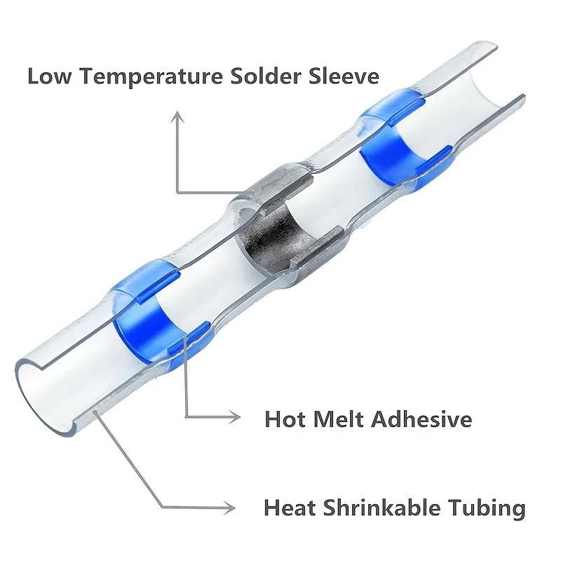 

Welding Ring Heat Shrink Terminal, IP67 Waterproof, Electrical Equipment Connection Heat Shrink Tube, Wire Connector Terminal