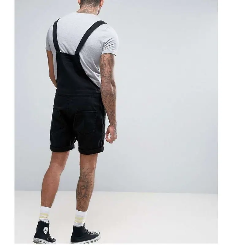 

Vintage Mens Denim White Bla Side orts mid Waist ort Pants Polyester Fabric Spring Collection No Brand Registered