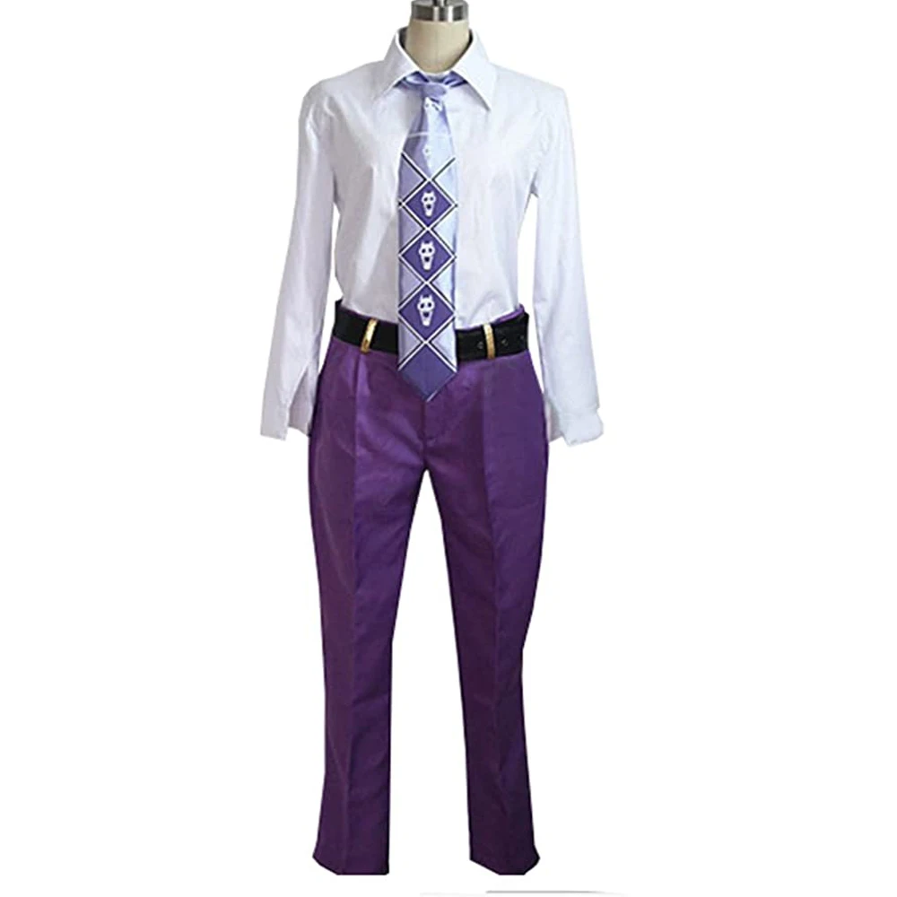 ฮาโลวีน Kira Yoshikage Purle Jacket ชุดปรับแต่งได้