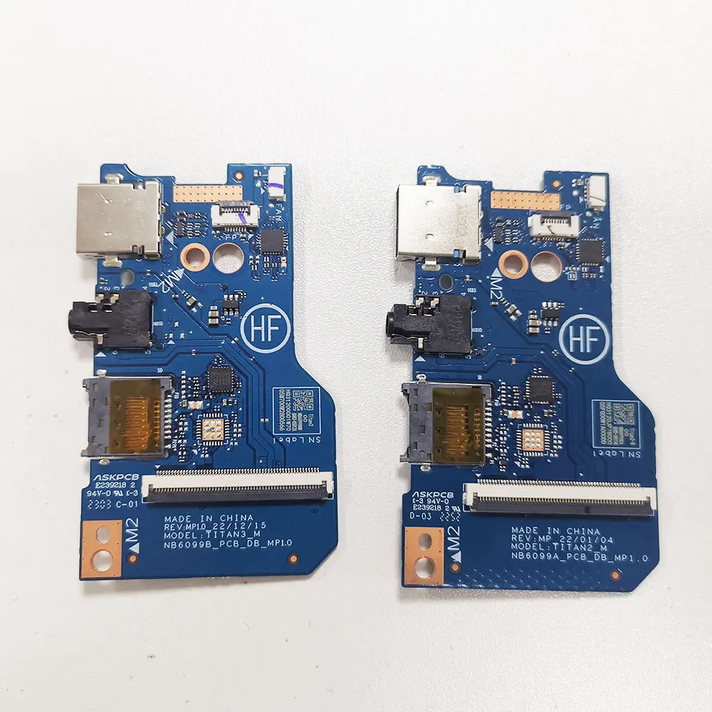 Für samsung galaxy buch 2 np750xed laptop usb jack kopfhörer audio interface port board nb6099a BA83-04514A nb6099b BA83-05012A