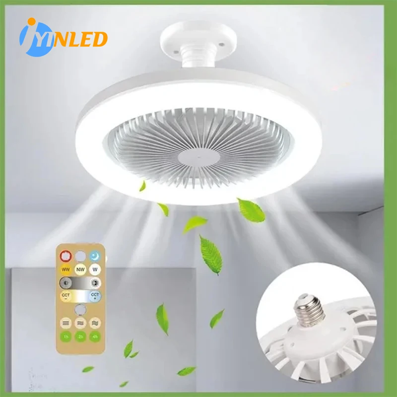 

Modern Quiet Comfortable Ceiling Fan with Light and Remote Control Household Kitchen Bedroom Living Room Ceiling Fan Lights