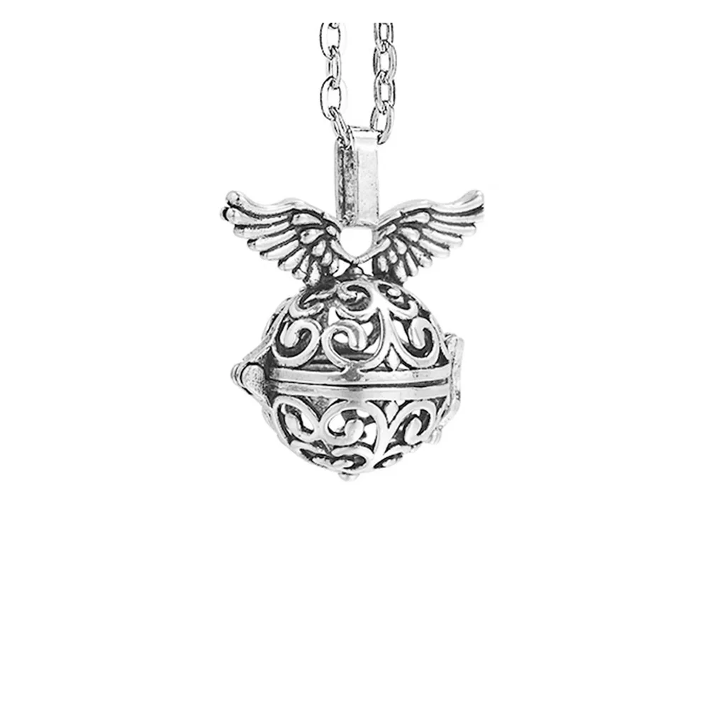 Musik Chime Mexiko Angel Ball Anrufer Medaillon Halskette Antik Vintage Schwangerschaft Ätherisches Öl Diffusor Aromatherapie Halskette – Detail 31