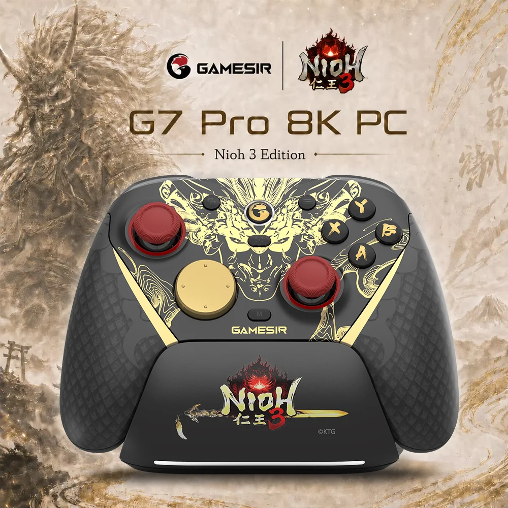 Controle GameSir G7 Pro 8K Edição Nioh 3, 8000Hz