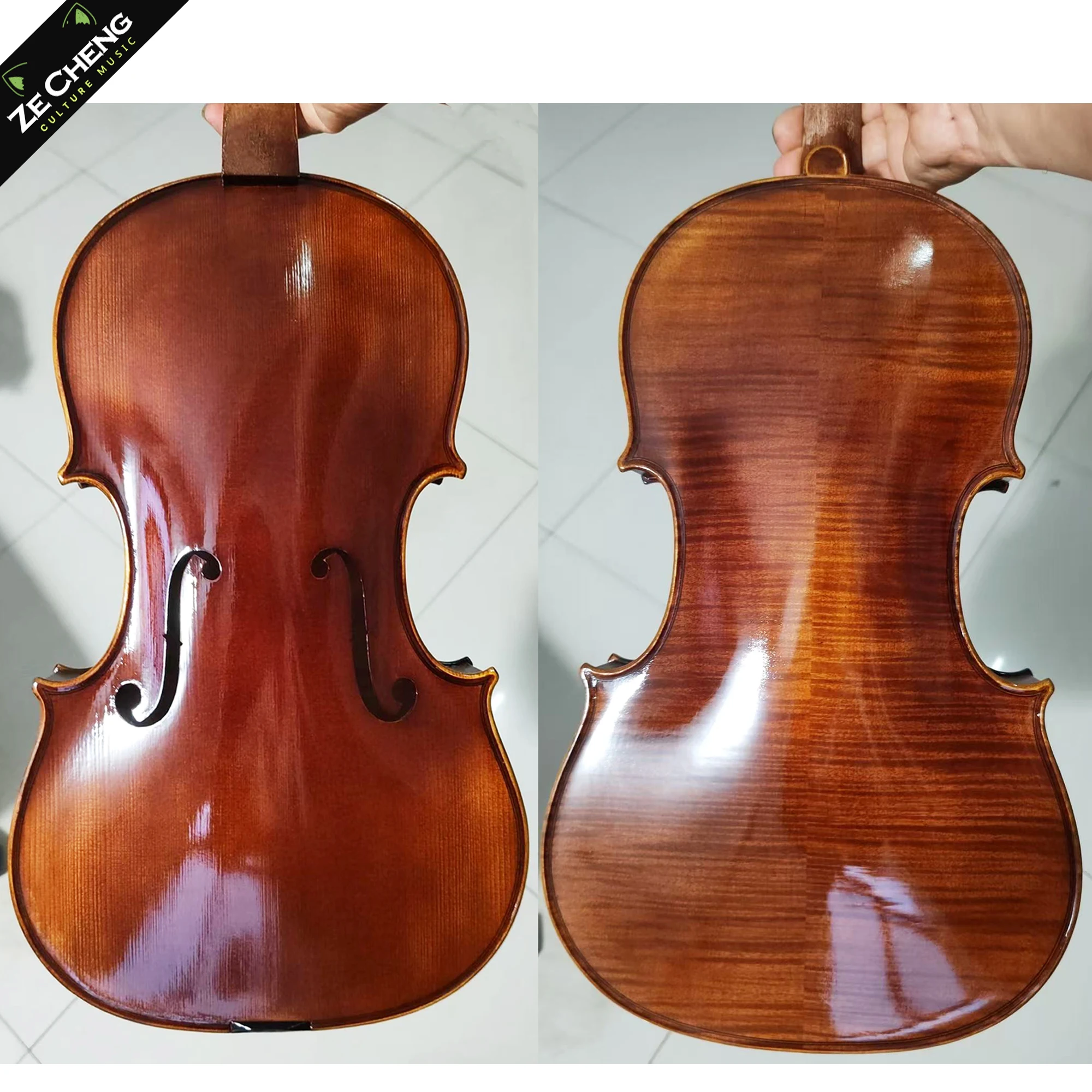 Customized Matte-Patterned Handmade Viola 16Inch