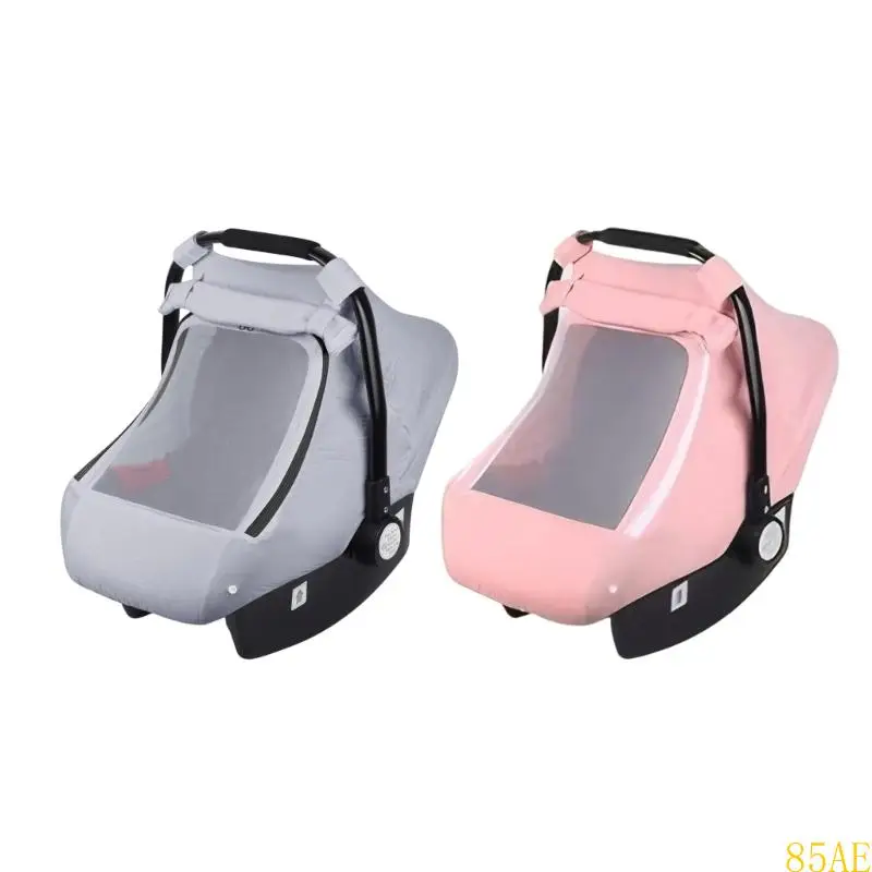 

85AE Windproof Carrying Basket Sleeve with Soft Breathable Window for Infants Baby
