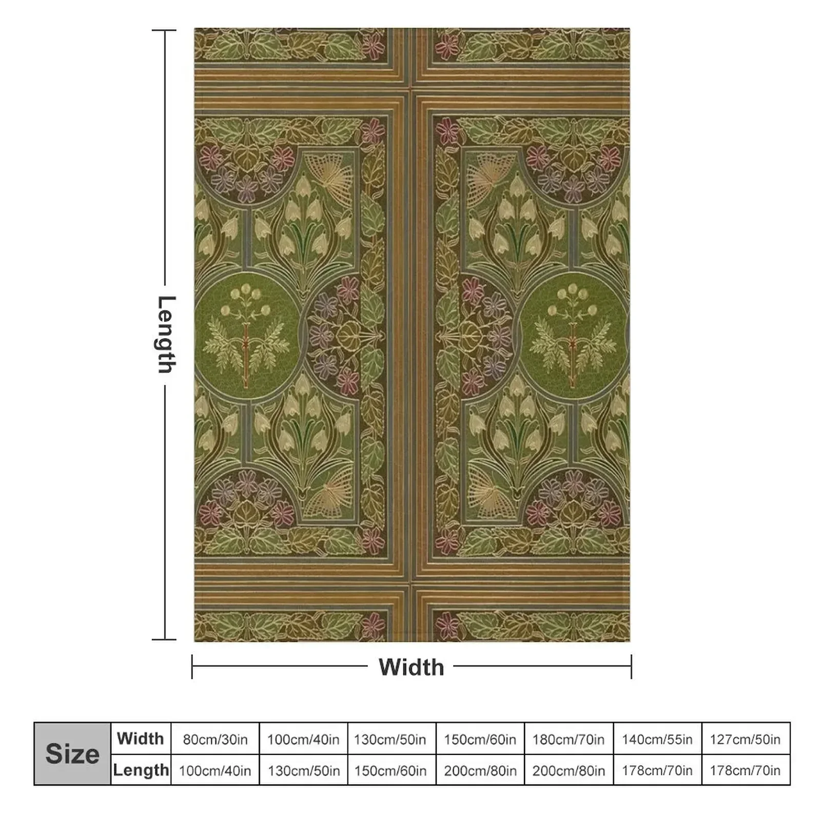 Stunning Art Nouveau Pattern! Throw Blanket wednesday Blankets For Sofas Extra Large Throw Blankets