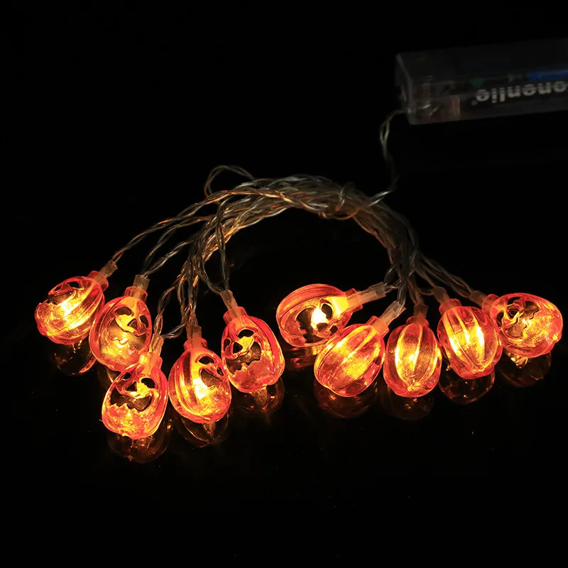 Halloween Pumpkin String Lights LED Atmosphere Decorative Lights Battery Box String Lights Festival
