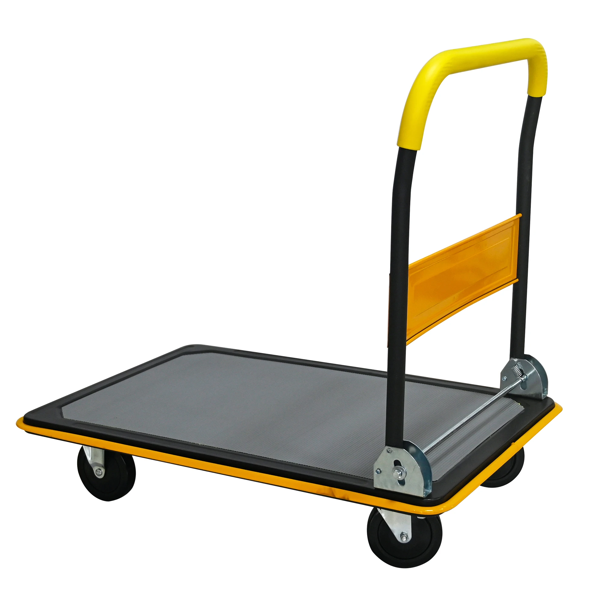 660lbs Foldable Platform Truck Dolly with Swivel Wheels, Heavy Duty Moving Platform Hand Truck, Moving Flatbed Cart Push Cart