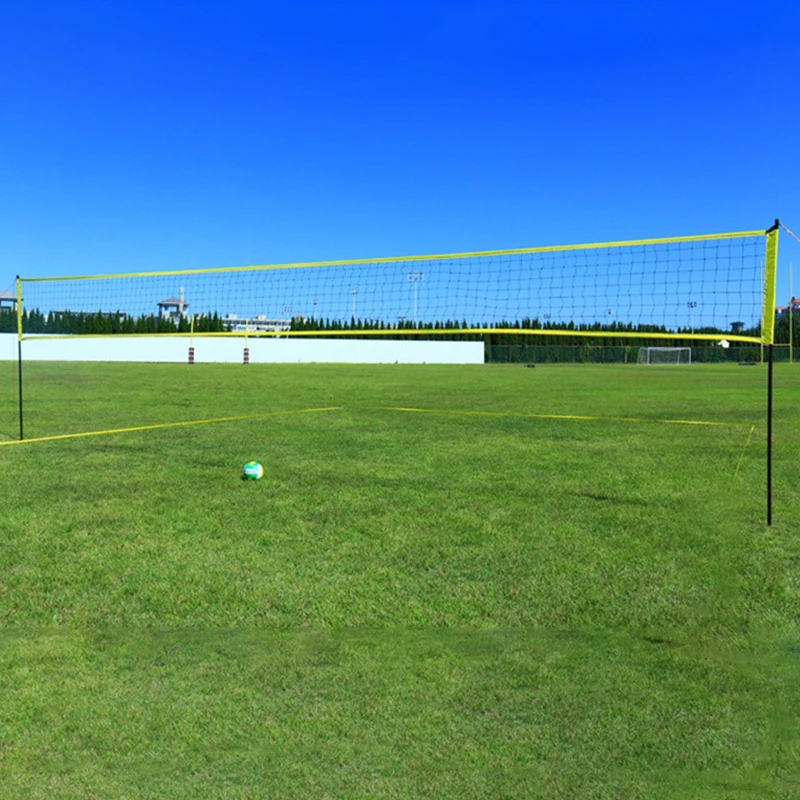 Adjustable Beach Volleyball Net Wear Resistant Beach Volleyball Nets Durable Stable Volleyballs Rack Portable Sports Equipment