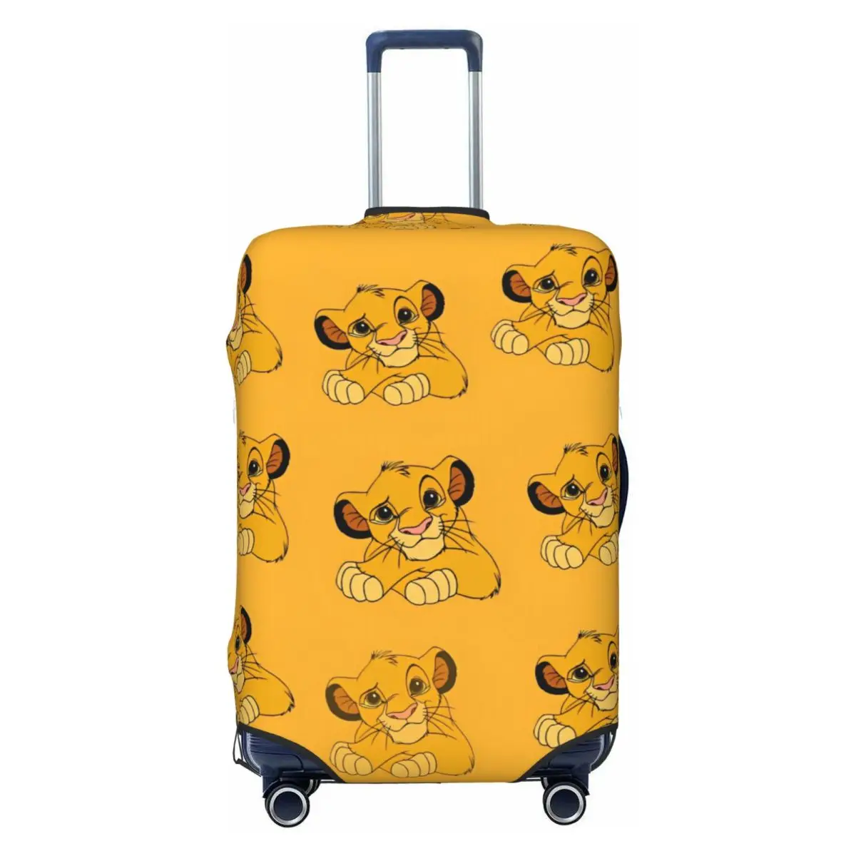 

Anime Cartoon The Lion Guard King Kion Simba Suitcase Cover Travel Flight Useful Luggage Supplies Protection