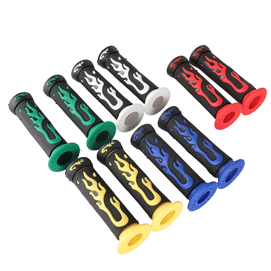 22/24mm flame handlebar motorcycle handlebar mountain bike handlebar anti-slip handlebar bicycle riding equipment accessories