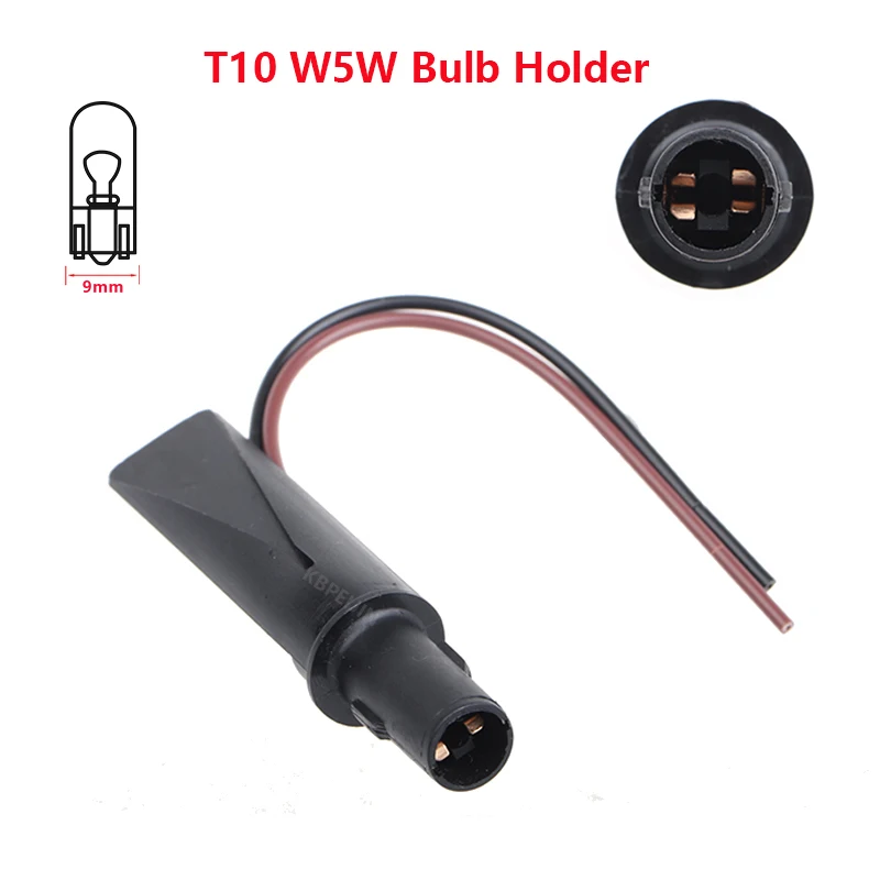 2x For Ford Focus 2007 Clearance Light Socket T10 W5W Bulb Holder Base Accessories