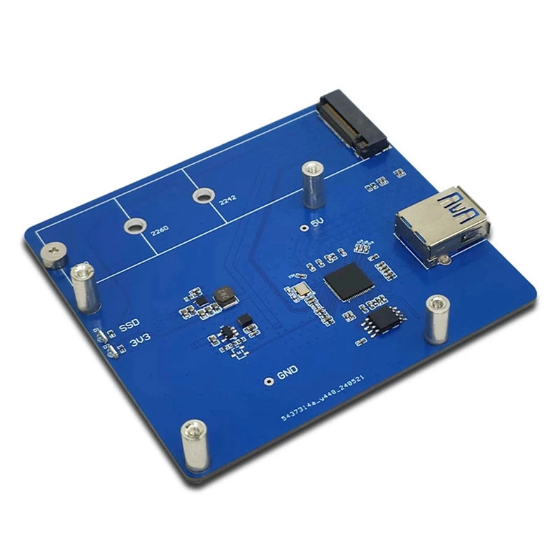 

Expansion Board Module For Raspberry Pi 4B M.2 PCIE SSD Portable Expansion Board Module-AU32