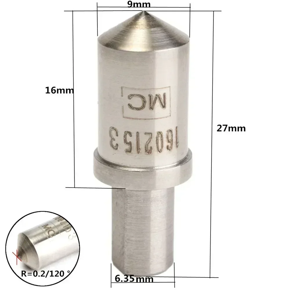 Imagem -06 - Penetrador de Indentador de Diamante de Aço para Testador de Teste de Dureza Rockwell Rc3 Hr150a Acessórios de Equalização de Energia de Substituição