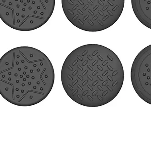 

For Steam Controller 2 – Soft Silicone Thumbstick Grips, 1:1 Mold Fit, 3 Heights (16/11/6mm), Anti-Slip, Comfortable, Durable