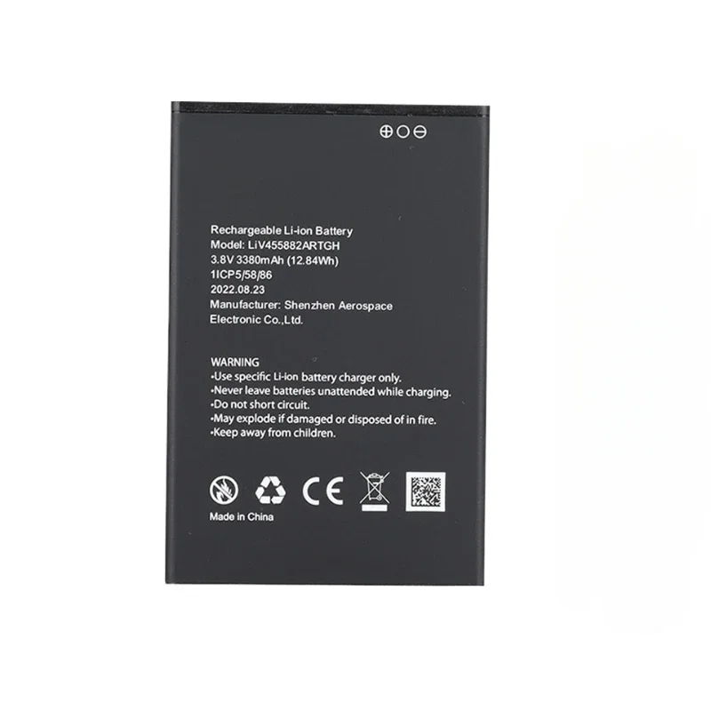 New LiV455882ARTGH Battery 3380mAh 3.8V for Blackview OSCAL C20 Pro Mobile Phone Bateria